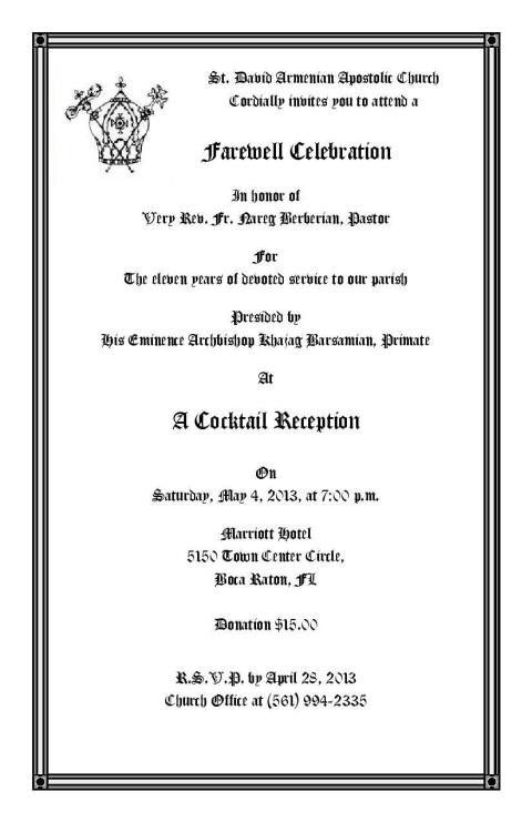 SDAC Hayr Sourp Farewell Celebration_05.04.13