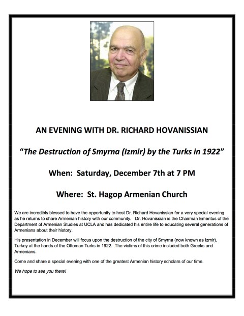 SHAC_Hovanissian Lecture_12.07.13