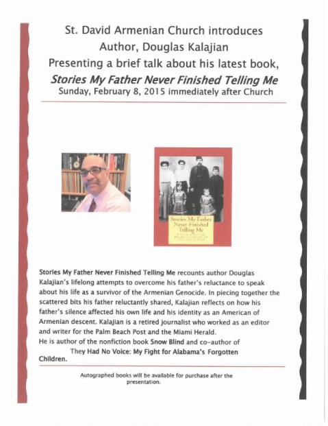 Doug Kalajian Book Event SDAC_02.08.15