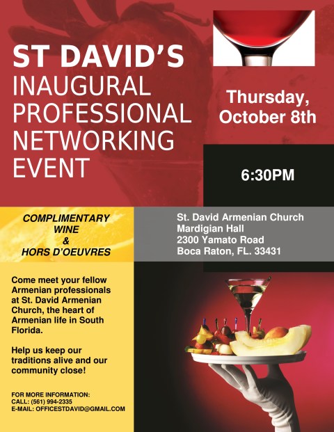 St David Professional Networking Event