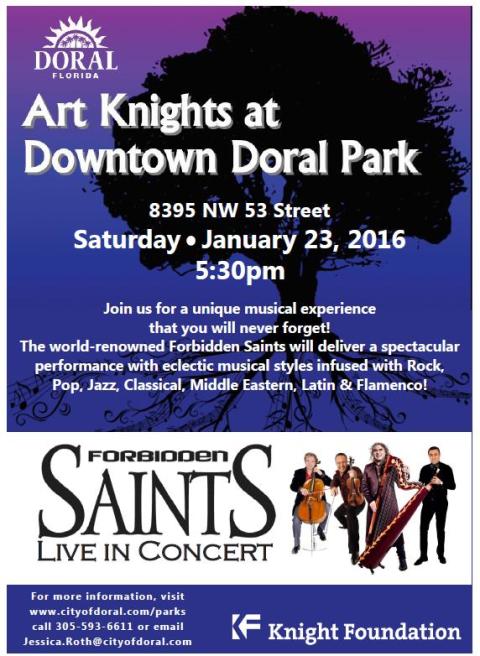 forbidden saints concert