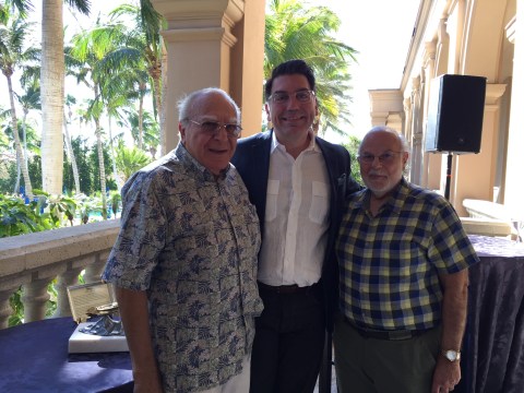 (L-R) Frank Avakian-Stoneson, Michael Aram, Rev. Fr. Garabed Kochakian