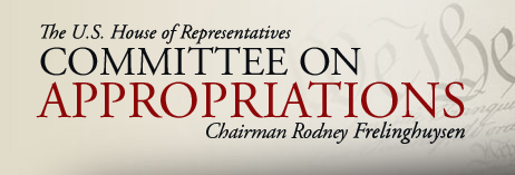 House Approps Cmte banner