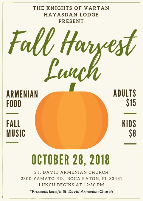 KOV Fall Harvest Flyer 2018